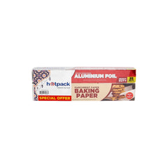 Baking Paper + Aluminium Foil Combo - hotpackwebstore.com - Combo Packs