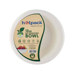 Bio - Degradable 12 Oz Bowl 1000 Pieces - hotpackwebstore.com - Bio - Degradable Bowls