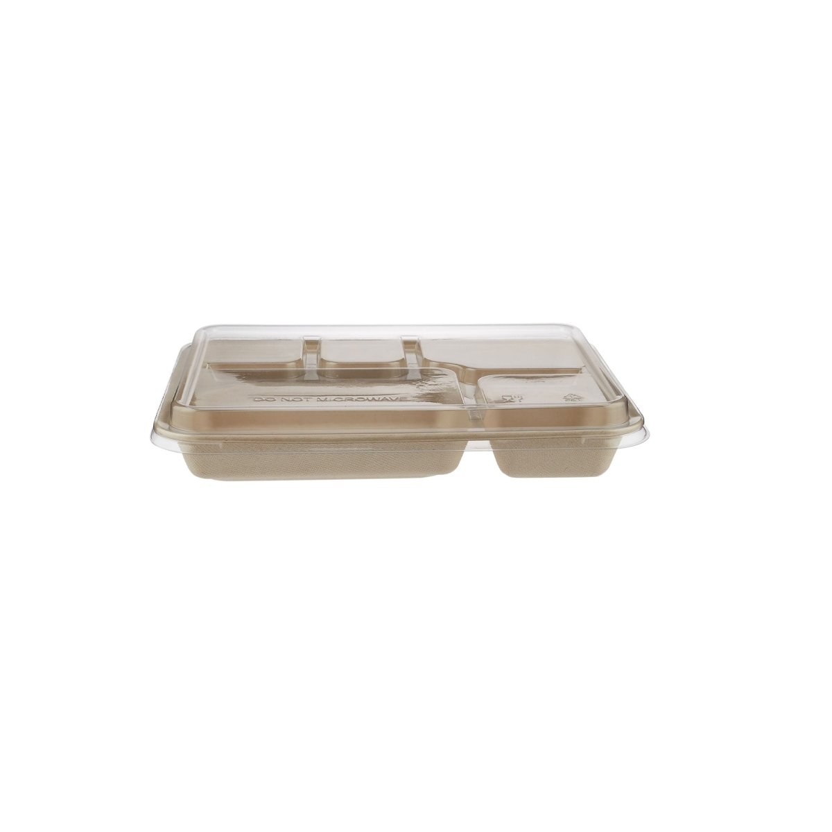Bio - Degradable 5 Compartment Deep Tray - hotpackwebstore.com - Bio - Degradable Containers