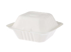 Bio Degradable Burger Box 6 inch 500 Pieces - hotpackwebstore.com - Burger Boxes