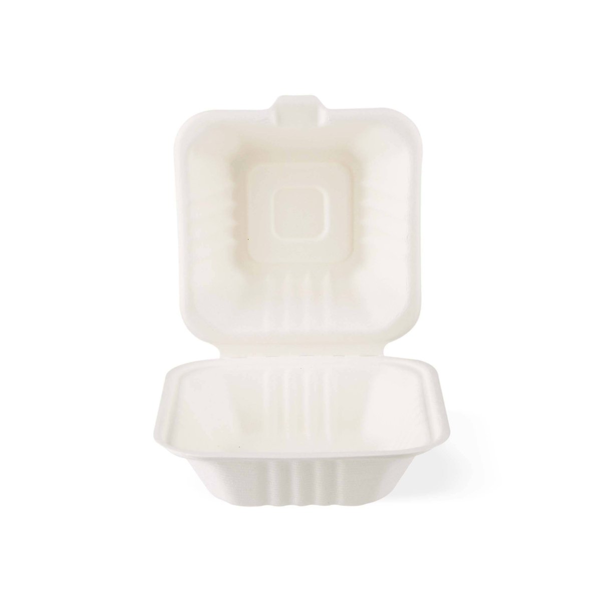 Bio Degradable Burger Box 6 inch 500 Pieces - hotpackwebstore.com - Burger Boxes