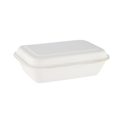 Bio - Degradable Hinged Container 6x4 Inch 1000 Pieces - hotpackwebstore.com - Bio - Degradable Containers