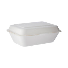 Bio - Degradable Hinged Container 7x5 Inch 500 Pieces - hotpackwebstore.com - Bio - Degradable Containers