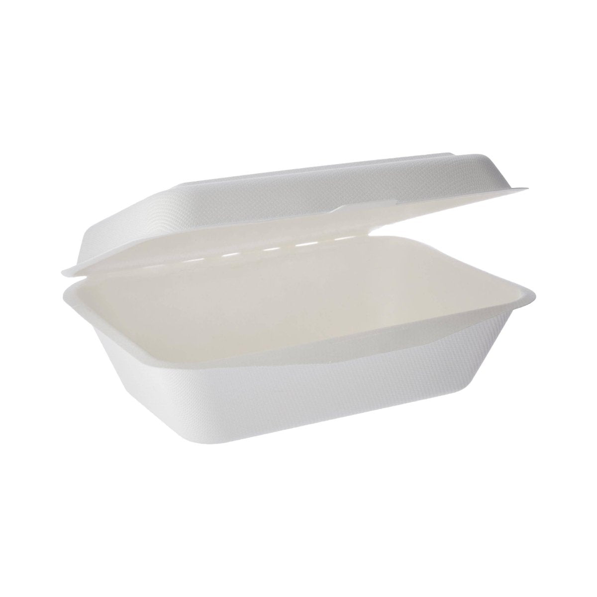 Bio - Degradable Hinged Container 7x5 Inch 500 Pieces - hotpackwebstore.com - Bio - Degradable Containers