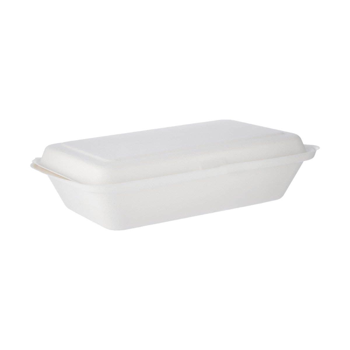 Bio - Degradable Hinged Container 9x6 Inch 500 Pieces - hotpackwebstore.com - Bio - Degradable Containers