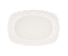Bio - Degradable Oval Plate 9x6.5 Inch 500 Pieces - hotpackwebstore.com - Bio - Degradable Plates