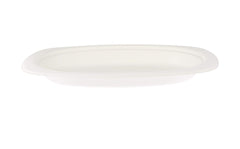 Bio - Degradable Oval Plate 9x6.5 Inch 500 Pieces - hotpackwebstore.com - Bio - Degradable Plates