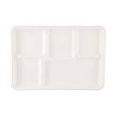 Bio - Degradable Plate 5 - Compartment 12.5 Inch 500 Pieces - hotpackwebstore.com - Bio - Degradable Plates