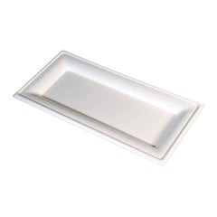 Bio - Degradable Rectangular Plate 10x5 Inch 500 Pieces - hotpackwebstore.com - Bio - Degradable Plates