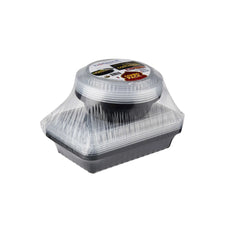 Black Base Container With Lid Combo Pack - hotpackwebstore.com - Black Base Containers