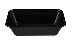Black Base Heavy Duty Rectangular Container 28 Oz 300 Pieces - hotpackwebstore.com - Black Base Containers
