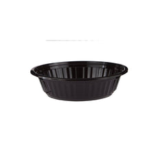Black Base Heavy Duty Round Container 16 Oz 300 Pieces - hotpackwebstore.com - Black Base Containers