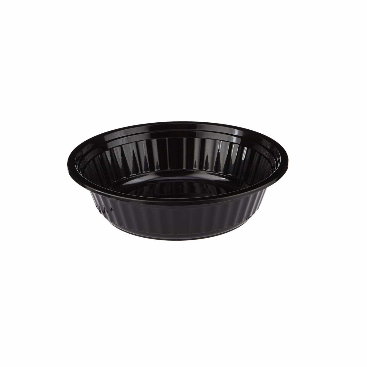 Black Base Heavy Duty Round Container 16 Oz 300 Pieces - hotpackwebstore.com - Black Base Containers