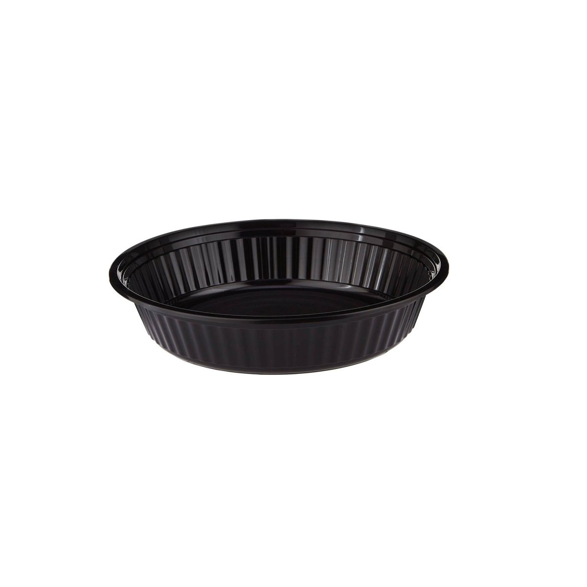 Black Base Heavy Duty Round Container 37 Oz 300 Pieces - hotpackwebstore.com - Black Base Containers