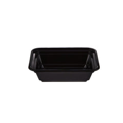 Black Base Rectangular Container - hotpackwebstore.com - Black Base Containers
