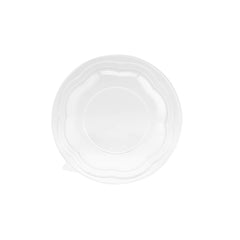Black Base Round Salad Bowl With Clear Lid - hotpackwebstore.com - Salad Bowls