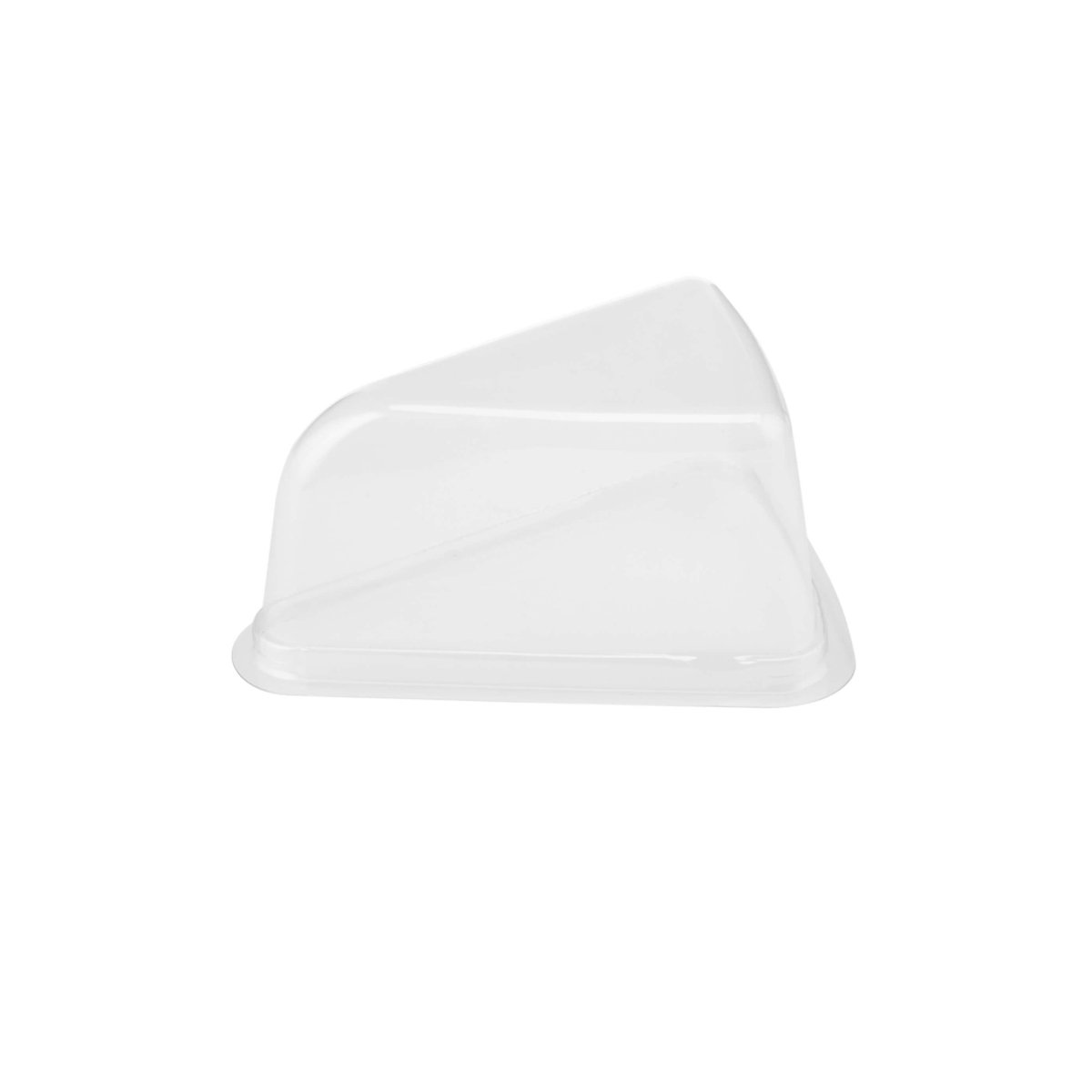 Black base Triangle Cake slice container - hotpackwebstore.com - Cake Containers
