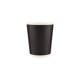 Black Double Wall Paper Cups - hotpackwebstore.com - Double Wall Paper Cups