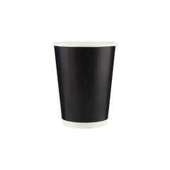 Black Double Wall Paper Cups - hotpackwebstore.com