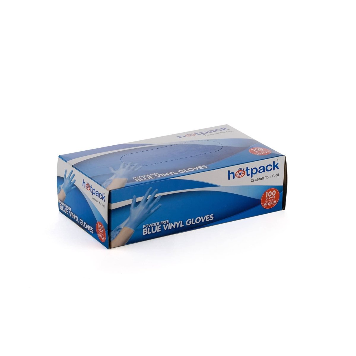 Blue Powder Free Vinyl Gloves - hotpackwebstore.com - Vinyl Gloves