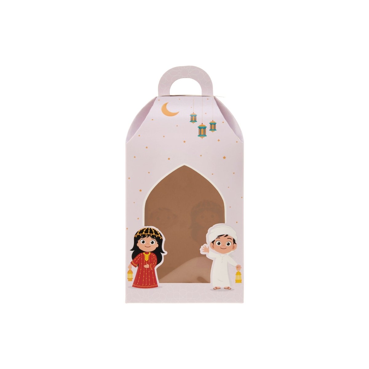 Ramadan Theme Printed Kids Lantern Gift Box With Window - hotpackwebstore.com