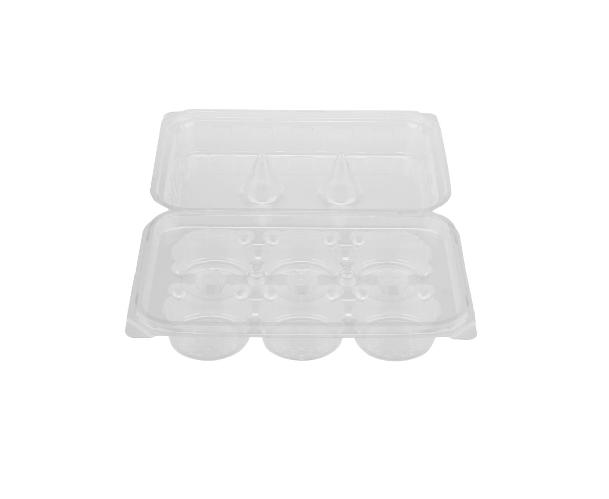 Clear PET Muffin/ Cupcake Tray 250 Pieces - hotpackwebstore.com - Muffin Trays