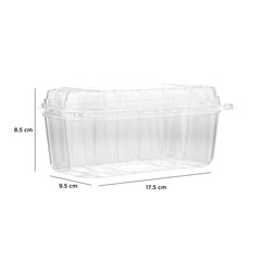 Clear PET Punnet Hinged Container - hotpackwebstore.com - Plastic Products
