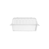 Clear Rectangle Hinged Container - hotpackwebstore.com - Hinged Containers