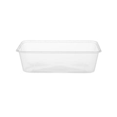 Clear Rectangle Microwave Container - hotpackwebstore.com - Microwavable Containers