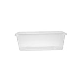 Clear Rectangle Microwave Container - hotpackwebstore.com - Microwavable Containers