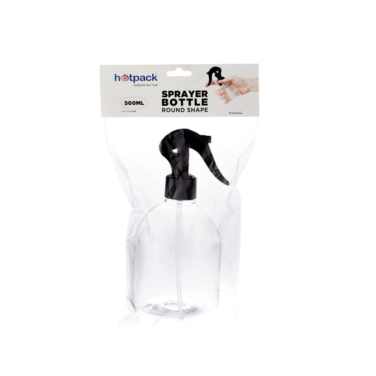 Clear Sprayer Bottle 500 ml 1 Piece - hotpackwebstore.com - Plastic Products