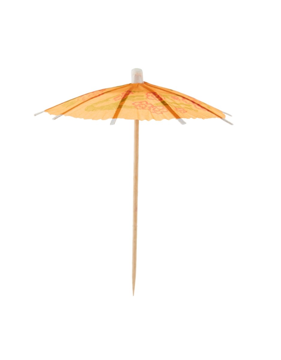 Cocktail Umbrella Picks Multicolour 144 Pieces - hotpackwebstore.com - Wooden Products