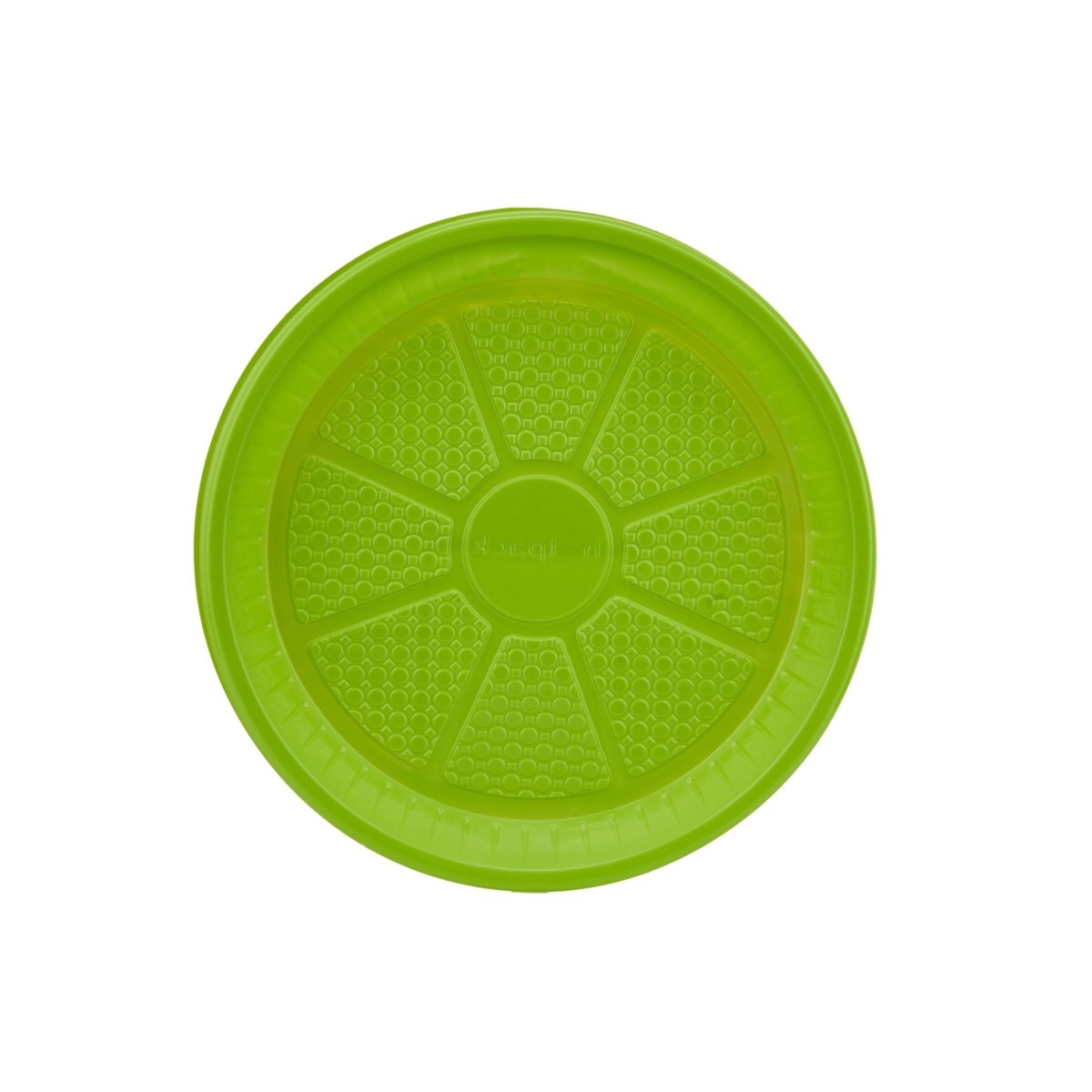 Colored Round Plastic Plate - hotpackwebstore.com - Plastic Plates
