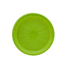 Colored Round Plastic Plate - hotpackwebstore.com - Plastic Plates