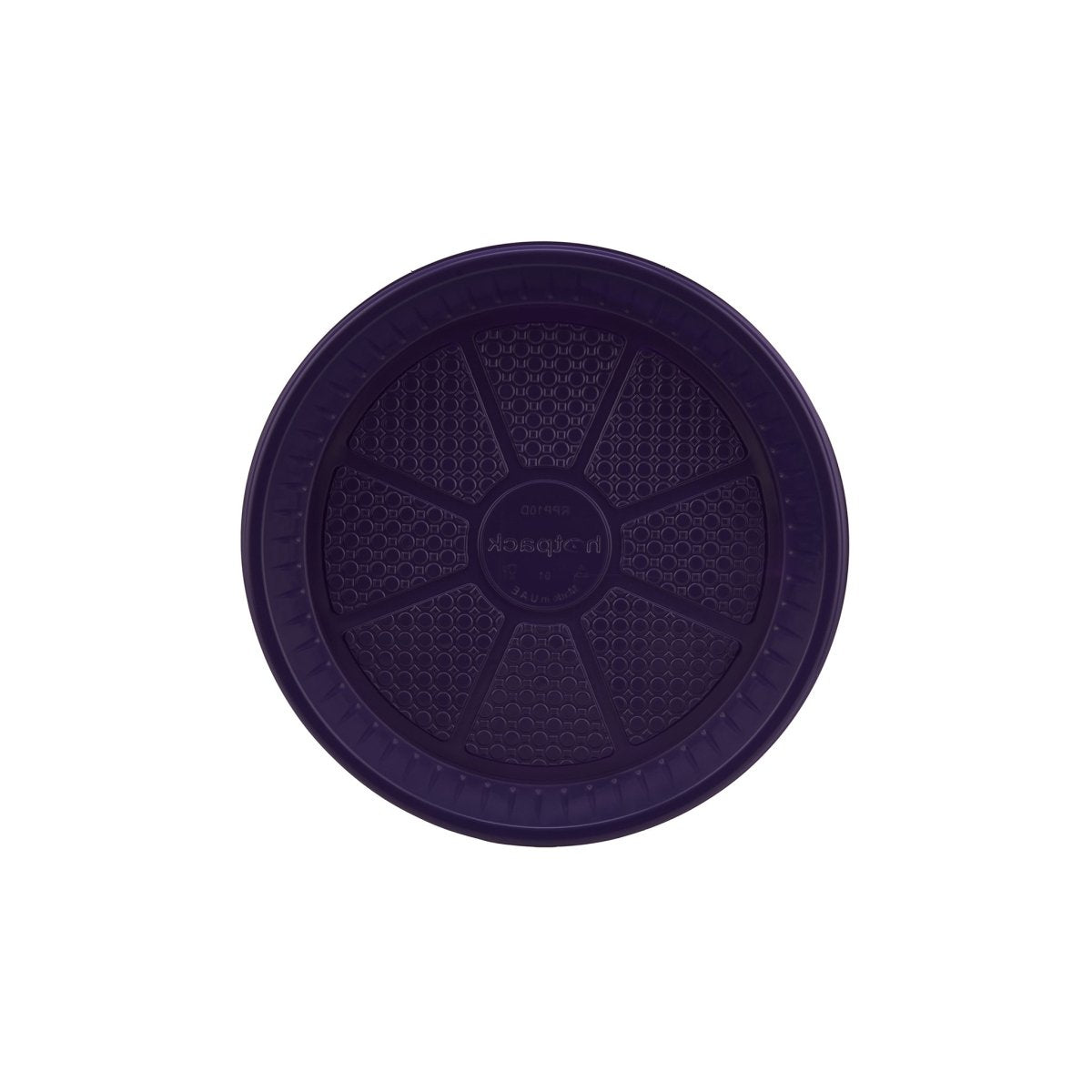 Colored Round Plastic Plate - hotpackwebstore.com - Plastic Plates