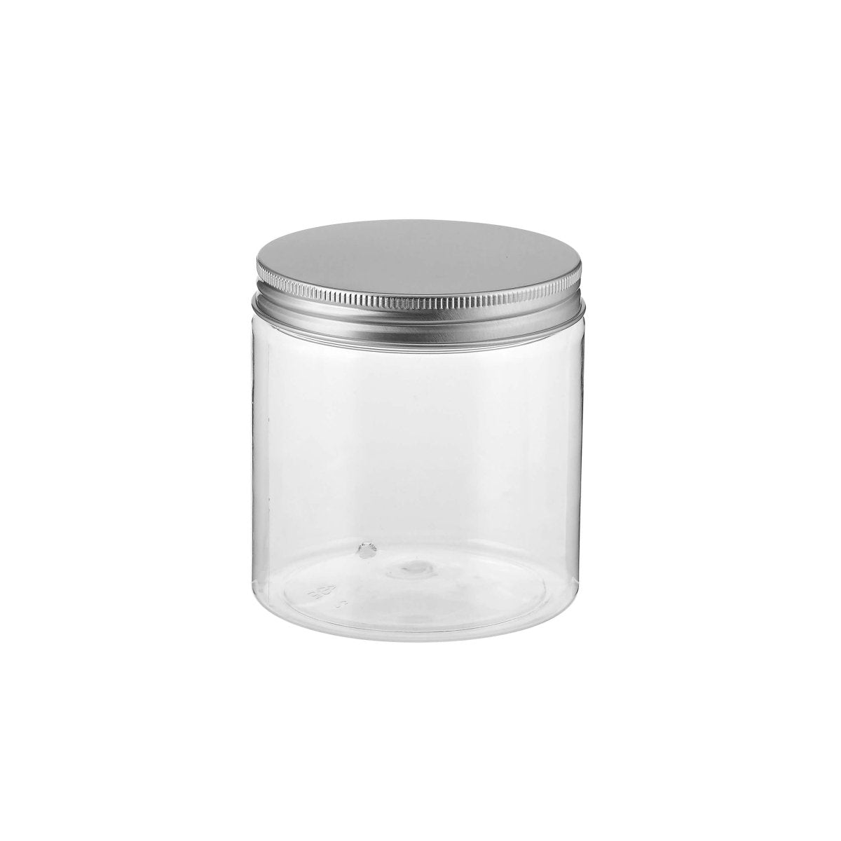Cookie Plastic Jar with Silver Lid - hotpackwebstore.com - Cookies Bottles
