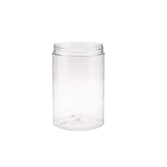 Cookie Plastic Jar with Silver Lid - hotpackwebstore.com - Cookies Bottles
