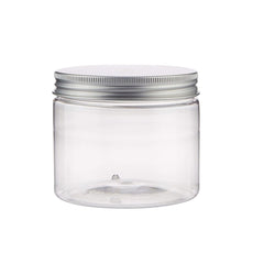 Cookie Plastic Jar with Silver Lid - hotpackwebstore.com - Cookies Bottles