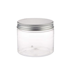 Cookie Plastic Jar with Silver Lid - hotpackwebstore.com - Cookies Bottles