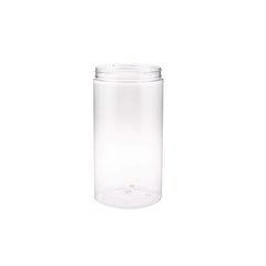 Cookie Plastic Jar with Silver Lid - hotpackwebstore.com - Cookies Bottles