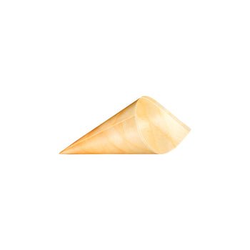 Disposable Wooden Cone 250 Pieces - hotpackwebstore.com - Wooden Cone