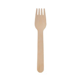 Disposable Wooden Fork - hotpackwebstore.com - Wooden Cutlery