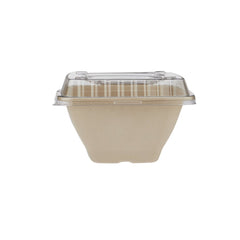 Eco - Friendly Square Container With Lid - hotpackwebstore.com - Bio - Degradable Bowls