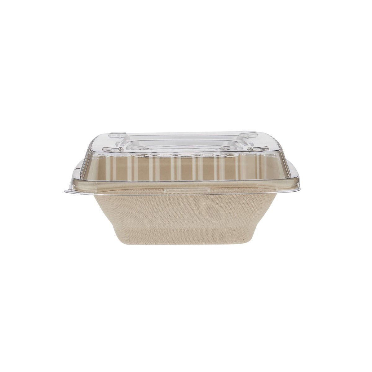 Eco - Friendly Square Container With Lid - hotpackwebstore.com - Bio - Degradable Bowls