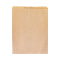 Flat Bottom Paper Bag 15x20 cm 1000 Pieces - hotpackwebstore.com - Flat Bottom Paper Bags