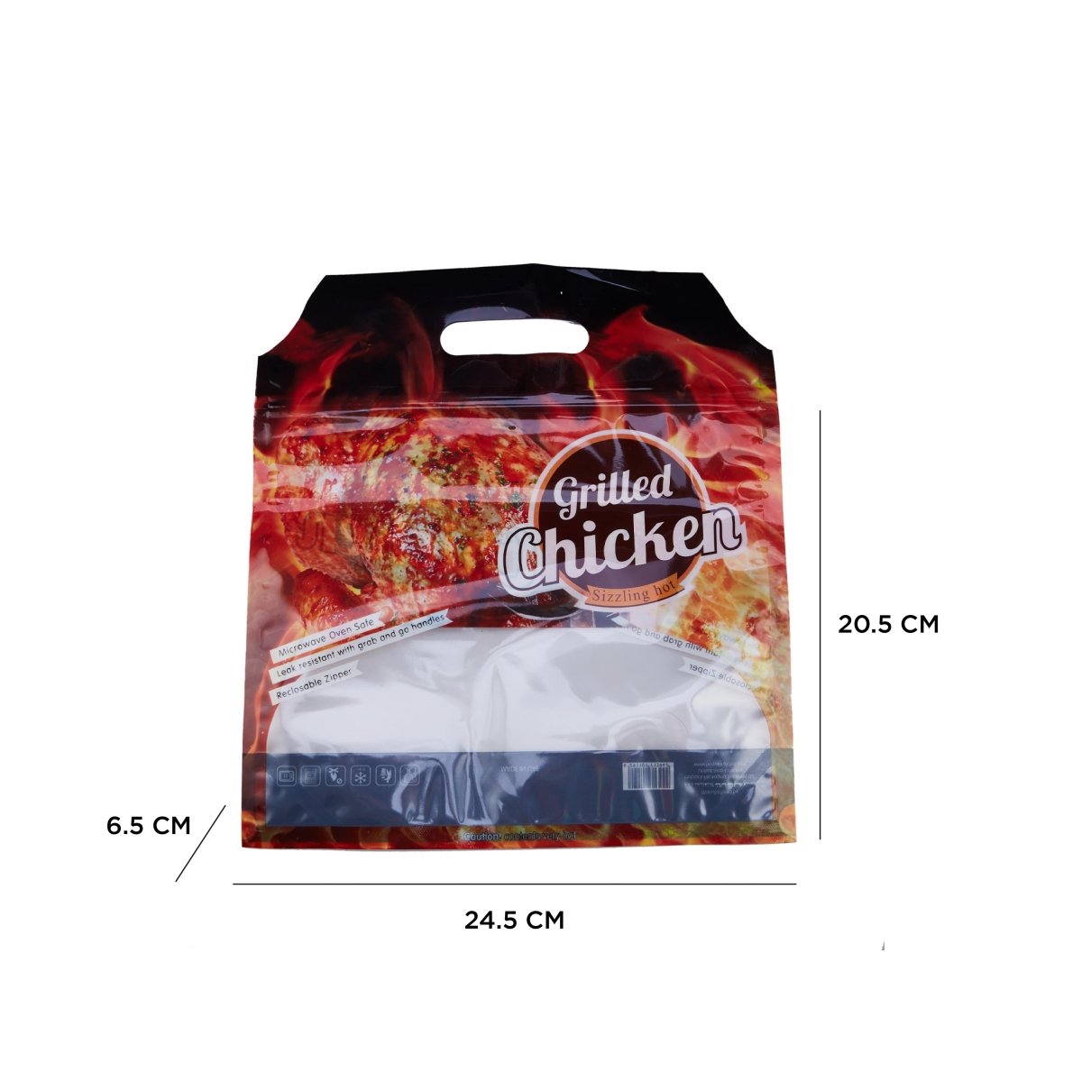 Grilled Chicken Bag - hotpackwebstore.com - Chicken Bag