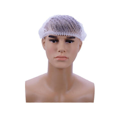 Hair Net (Bouffant) White Color 100 Pieces X 10 Packts - hotpackwebstore.com - Hair Net