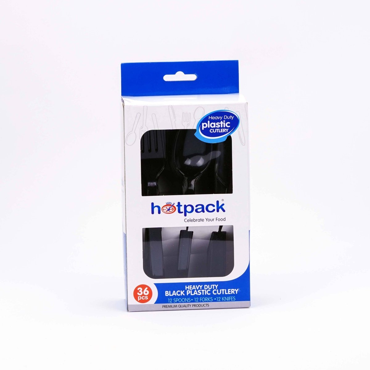 Heavy Duty Plastic Cutlery 12 Pieces Each - hotpackwebstore.com - Plastic Products