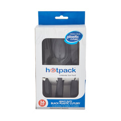 Heavy Duty Plastic Cutlery 12 Pieces Each - hotpackwebstore.com - Plastic Products