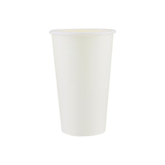 Heavy Duty White Single Wall Paper Cups - hotpackwebstore.com